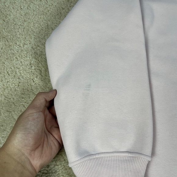 Lululemon Tennis Club Heavyweight Fleece Sweatshirt in Strawberry Milkshake - Picture 3 of 4